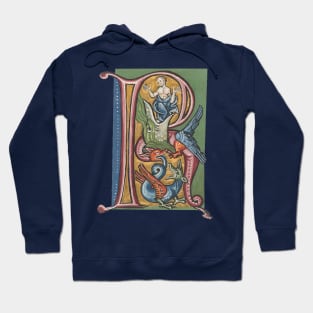 Illuminated Initial R Hoodie